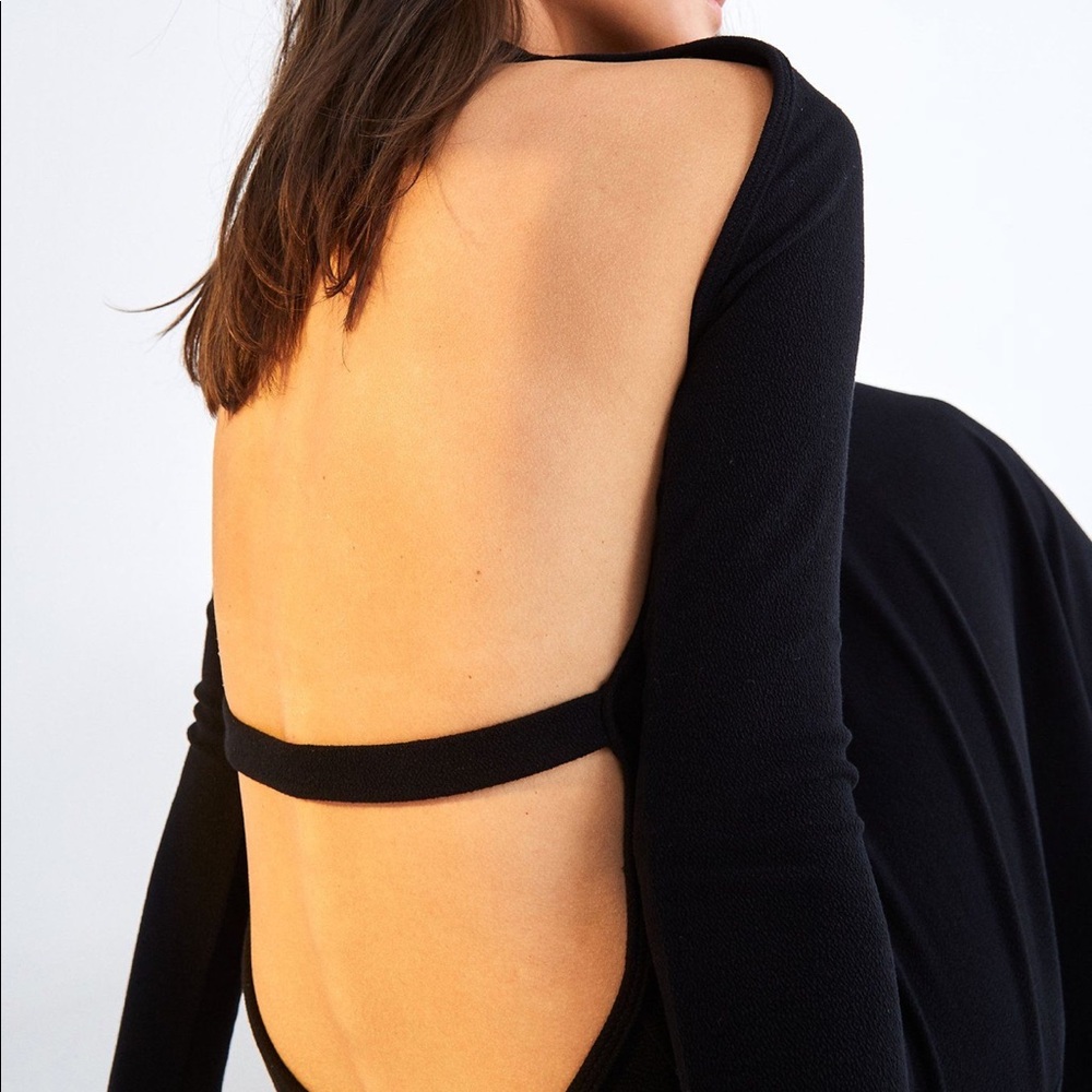 Farm Rio open back midi dress